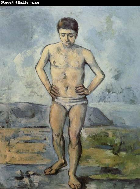 Paul Cezanne Man Standing,Hands on Hips